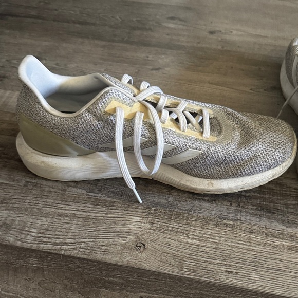 adidas Gray and White Athletic Shoes - Picture 4 of 7